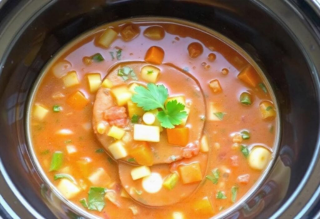 crockpot vegetable soup