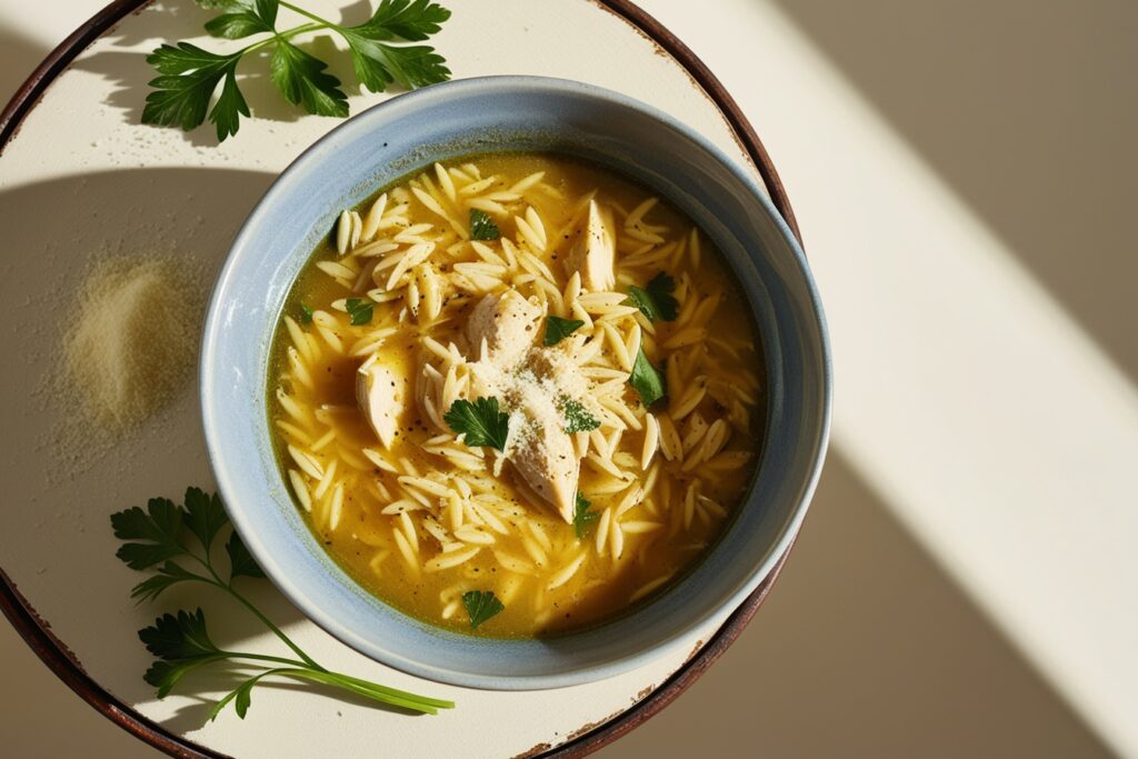 chicken orzo soup