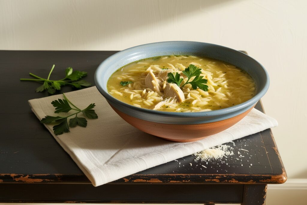 10 chicken orzo soup 2