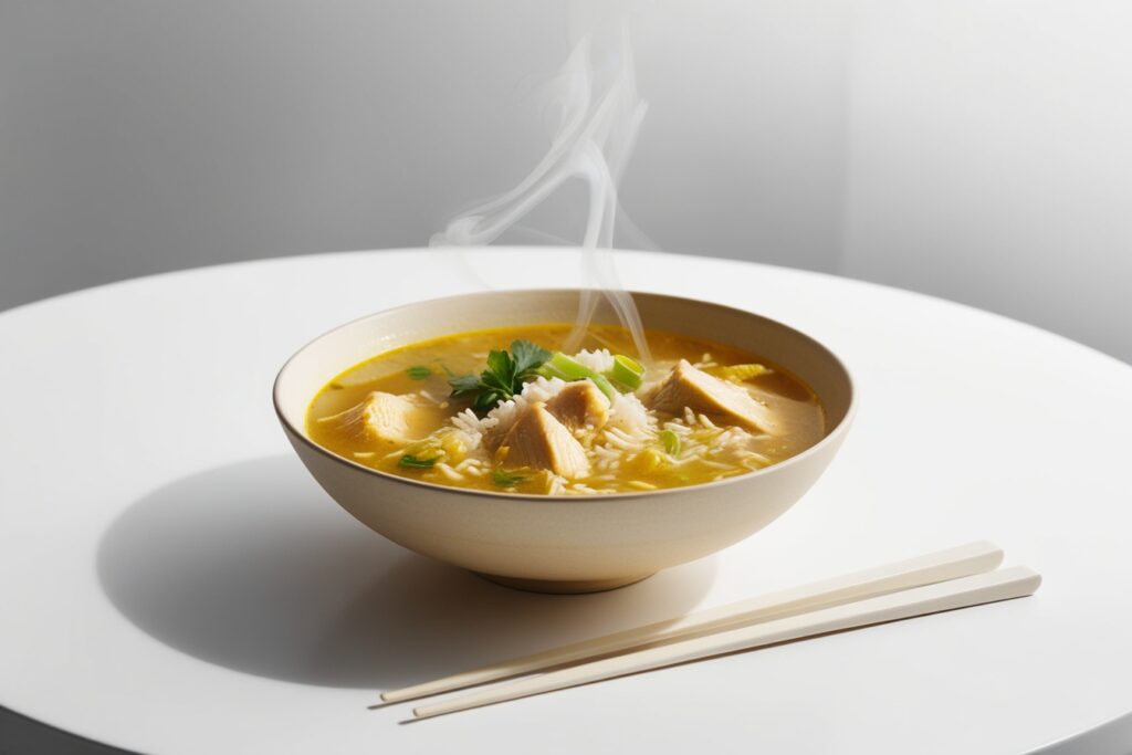 chicken rice soup