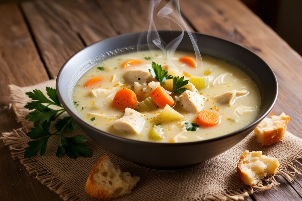 9 creamy chicken soup 2